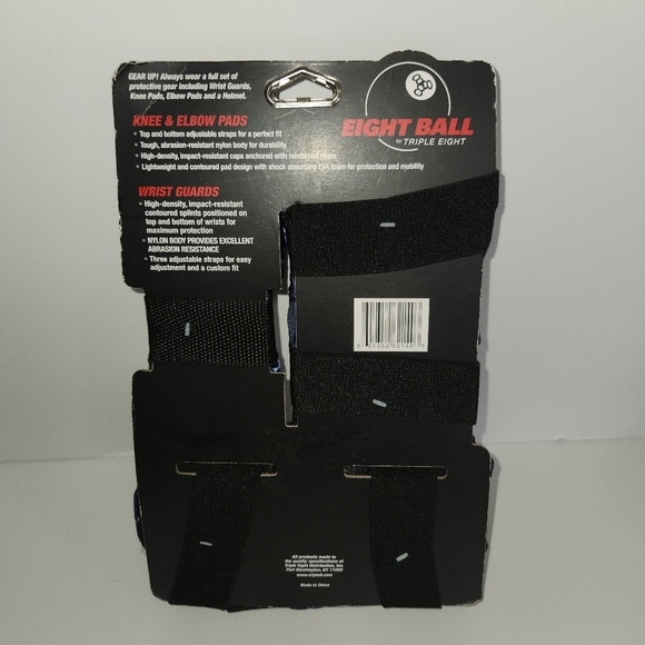 Eight Ball Multi-Sport Protective 3-Pack Knee & Elbow Pads Wrist Guards Ages 8+ - Picture 4 of 9